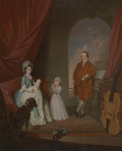 Familiengruppe, ca. 1774-80 von James Millar